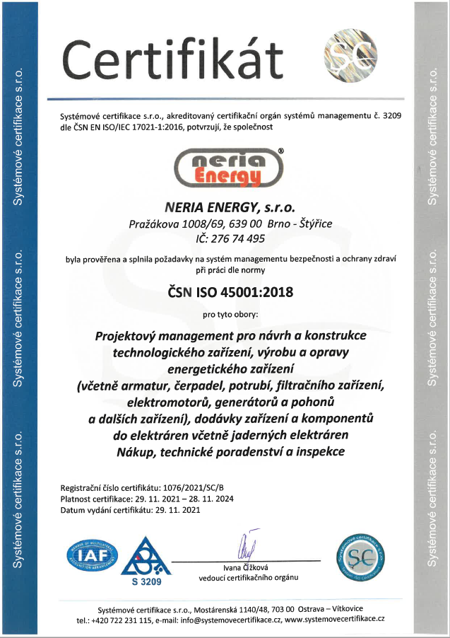 ČSN EN ISO 45001:2018 